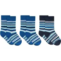Normani Chaussettes de sport turquoise / bleu clair / bleu foncé / blanc