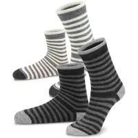 Normani Chaussettes gris / blanc