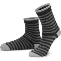 Normani Chaussettes gris / blanc
