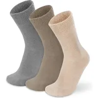 Normani Chaussettes beige / marron / gris