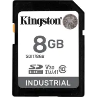 Kingston SD Card 8GB SDHC Industrial -40C to 85C retail