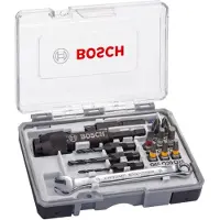 Bosch Accesorios Drill And Drive Drill Bits And Tips Set 20 Units Noir