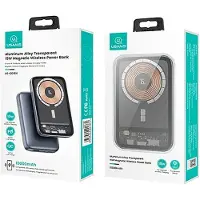 Usams Powerbank Pb67 10000Mah 15Wmagsafe Qc3.0+Pd Magnetic Wireless Fast Charge Stalowy/Tarnish 10Kcd18401 (Us-Cd184)