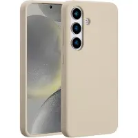Accezz Coque Liquid Silicone avec MagSafe Samsung Galaxy S25 - Stone