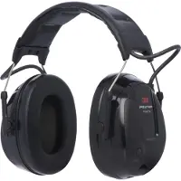 3M Casque serre-tête vertical 3M ProTac III Slim MT13H220A - Isolation acoustique 26 db - Noir
