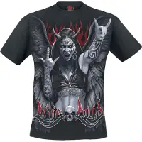 Spiral T-Shirt Manches courtes de - Rock Loud - S - 4XL - pour Homme - noir - Taille L