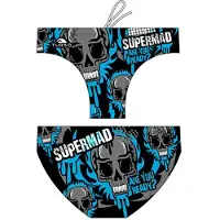 Turbo Supermad Swimming Brief Bleu,Noir 5XL Homme