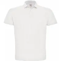 B&C PUI10 | Top Polo Hommes - Couleur : Blanc - Taille : XL