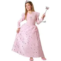 Atosa Fairy Godmother Girl Costume Rose 5-6 Years Enfants