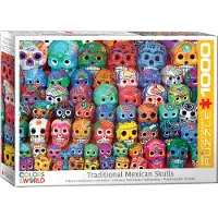 Eurographics Puzzle Crânes Traditionnels Mexicains - 1000 pièces