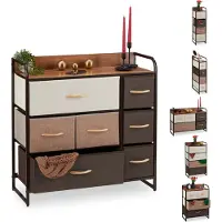Relaxdays Schubladenschrank (80 x 31.50 x 79 cm)