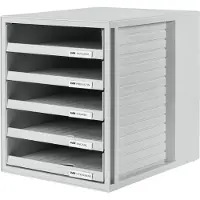HAN Module de classement, 5 tiroirs ouverts , boîtier: gris