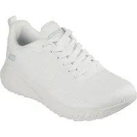 SKECHERS Baskets basses gris / blanc cassé