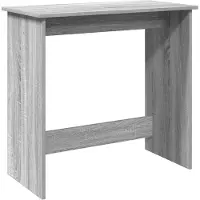 vidaXL Bureau gris Sonoma 80x40x75 cm bois composite