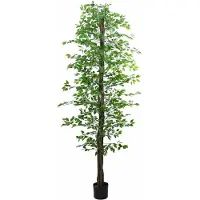 vidaXL Plante artificielle ficus 2016 feuilles 300 cm vert