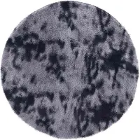vidaXL Tapis Shaggy à poils longs NAVARRA gris foncé 100x100 cm