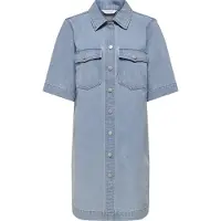 ONLY Robe-chemise 'ONLBELLE' bleu clair