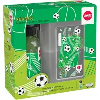 EMSA Kids Set mit Trinkflasche und Variablo Box, Lunch box, Vert, Gris