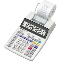 Sharp El-1750v Calculator Blanc