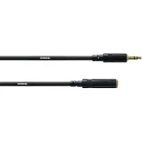 Cordial Câble Audio Stéréo Minijack Mâle/minijack Femelle 5 M
