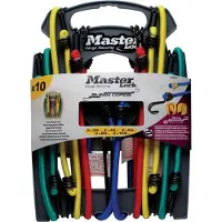 Master Lock Ensemble de 10 cordes élastiques Twin Wire 3043EURDAT