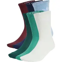 Adidas Originals Chaussettes 'Trefoil Cushion' bleu clair / vert foncé / lie de vin / blanc