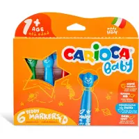 Carioca Marqueurs Magiques Baby - 6 pièces - Multicolore - - UneTaille - Marqueur