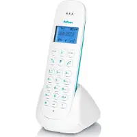 Profoon PDX-300BW - Téléphone DECT avec 1 combiné, bleu