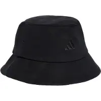 Adidas Chapeaux de sports '3-Stripes Bucket' noir / blanc