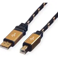 Roline GOLD Câble USB 2.0, A - B, M/M 4,5 m