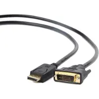 Gembird DisplayPort – DVI (1.80 m), Câble vidéo, Noir