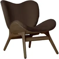 UMAGE A Conversation Piece Chaise Longue Low Dark Oak | Teddy Brown