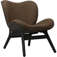 UMAGE A Conversation Piece Chaise Longue Low Black Oak | Mocca