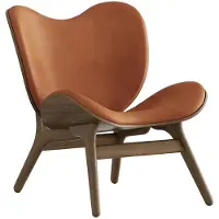 UMAGE A Conversation Piece Chaise Longue Low Dark Oak | Dunes Rust