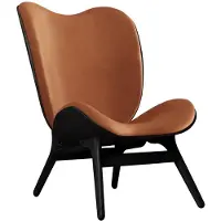 UMAGE A Conversation Piece Lounge Chaise longue Black Oak | Dunes Rust