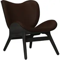 UMAGE A Conversation Piece Chaise Longue Low Black Oak | Brown