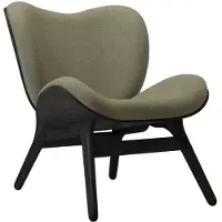 UMAGE A Conversation Piece Chaise Longue Low Black Oak | Morning Meadows