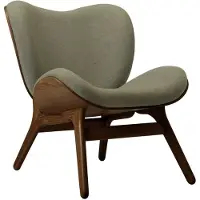 UMAGE A Conversation Piece Chaise Longue Low Dark Oak | Morning Meadows