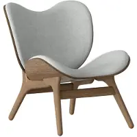 UMAGE A Conversation Piece Chaise Longue Low Dark Oak | Sterling
