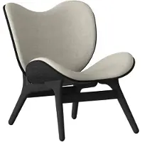 UMAGE A Conversation Piece Chaise Longue Low Black Oak | White Sands