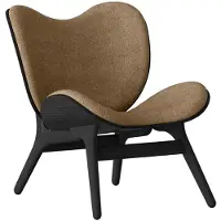 UMAGE A Conversation Piece Chaise Longue Low Black Oak | Sugar Brown