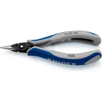 Knipex 34 52 130 Pince de préhension électronique de précision avec gaines multicomposants brunies 130 mm
