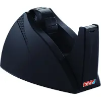 TESA Dérouleur de table Pro de , noir, pour rouleau de 66 m x 25 mm,