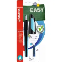 Stabilo Stylo plume Stabilo Easybuddy pour tous Noir et bleu