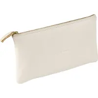Clairefontaine Flying S. Trousse en cuir blanc 22 x 11