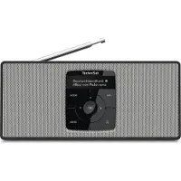 Technisat Radio portable 2x1W batterie/secteur FM DAB+ Bluetooth noir-blanc