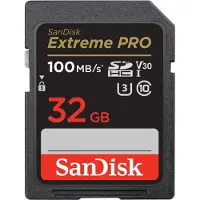 SanDisk Carte mémoire SD Extreme Pro SDHC UHS-I U3 Class10 32 Go