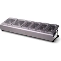Ooni Station de garniture de pizza - UU-P0CE00, 1,6 l + 0,8 l