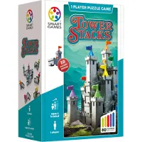 SmartGames Tower Stacks Board Game Multicolore
