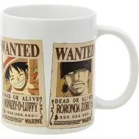 One Piece "Steckbriefe" (325 ml) - Tasse, Tasse, Noir, Multicolore